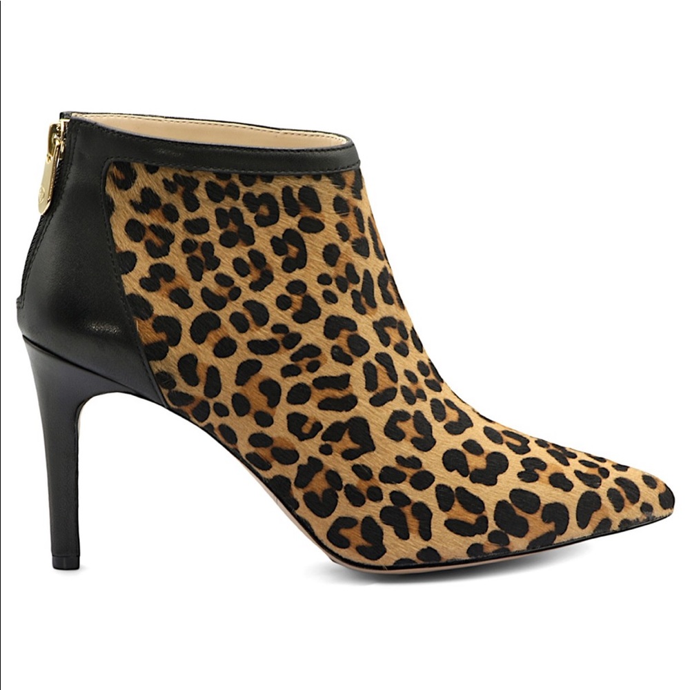 NWB ADRIENNE VITTADINI LEOPARD STILETTO BOOTIES
